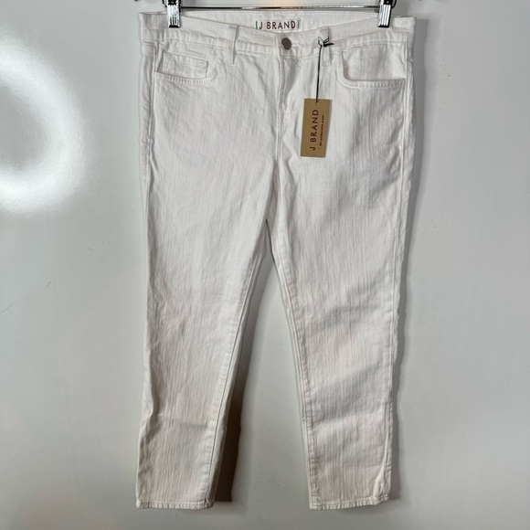 J Brand White Mid-Rise Ankle Jeans Size 30 - Picture 1 of 5